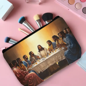 Toiletry Make-Up Bag with Zipper Closure