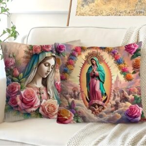 Virgin Mary Scatter Cushion Case