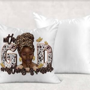 With God Everything Is Possible – Scatter Cushion